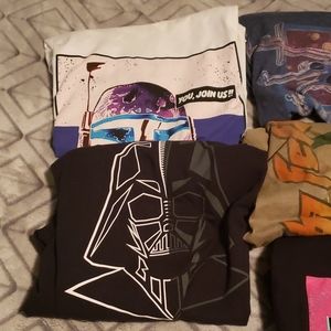 Bulk of 13 Star Wars shirts